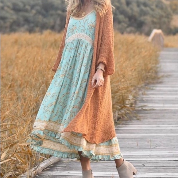 NEW! Boho, mint green floral,adjust strap, vintage vi… - Picture 3 of 11